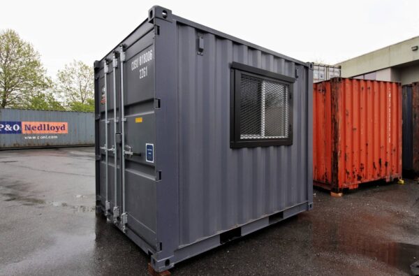 10’ Office CUBE – Wood Finished