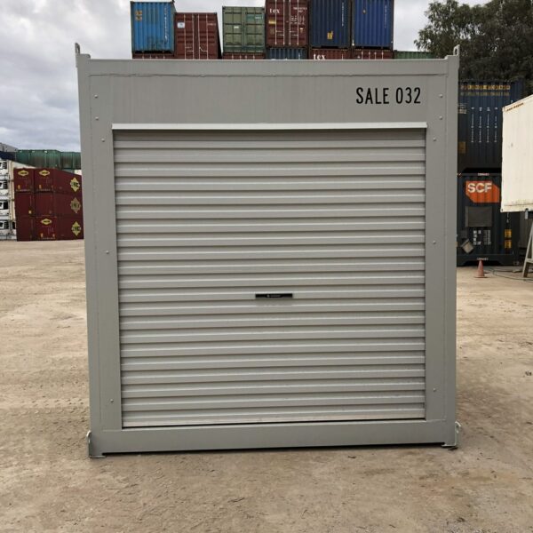 10ft Container with Man Door & Roll up door