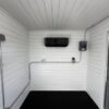 20ft  Slate Gray Shiplap 120V Shipping Container Office Minisplit with HVAC - Image 4